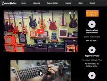 Tablet Screenshot of basoneguitars.com